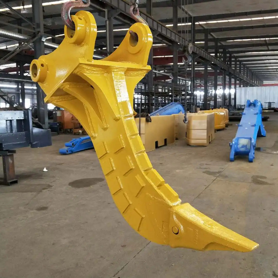 Can the excavator ripper easily handle frozen soil and tree roots?